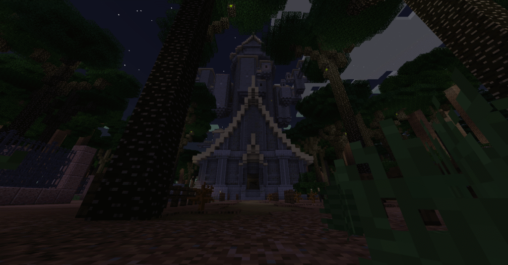 Minecraft Twilight Forest mod magical dimension
